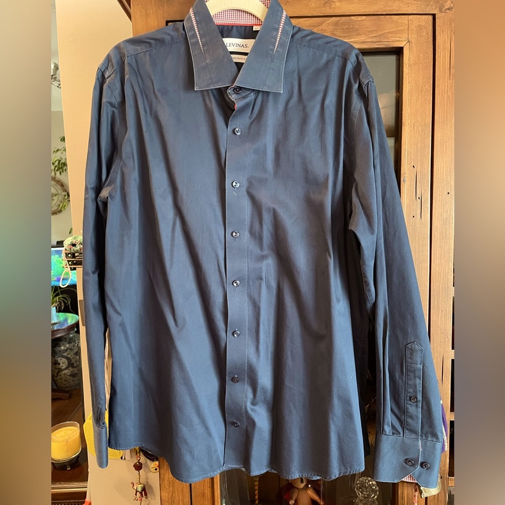 Levinas contemporary fit blue XL
